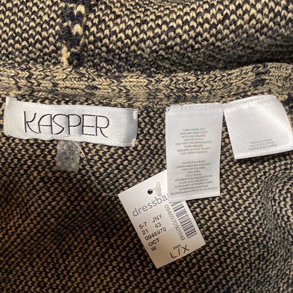 Gorgeous Hooded PONCHO! 🔥HOT ITEM🔥 KASPER Spacious L /XL Womens NEW! 🍁🎄 - Picture 8 of 17